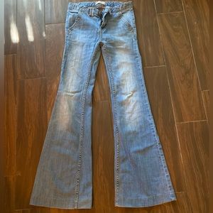 Y2k flared free people jeans